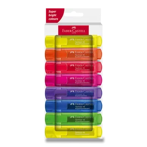Faber-Castell szövegkiemelő, 46 neon, 8 db-os készlet